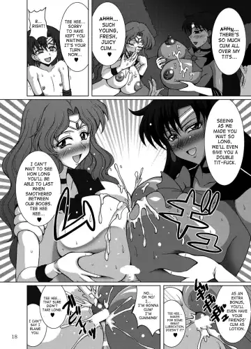 [Uranoa] Sailor Fuku Josou Shounen Senshi vs Gaibu Taiyoukei San Senshi Fhentai - Page 17