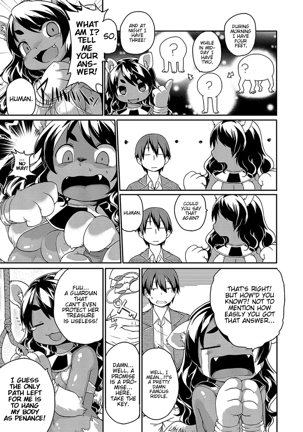 [Kishibe] Sphinx-chan no Ultra Quiz | Sphinx-chan's Ultra Quiz Fhentai - Page 5