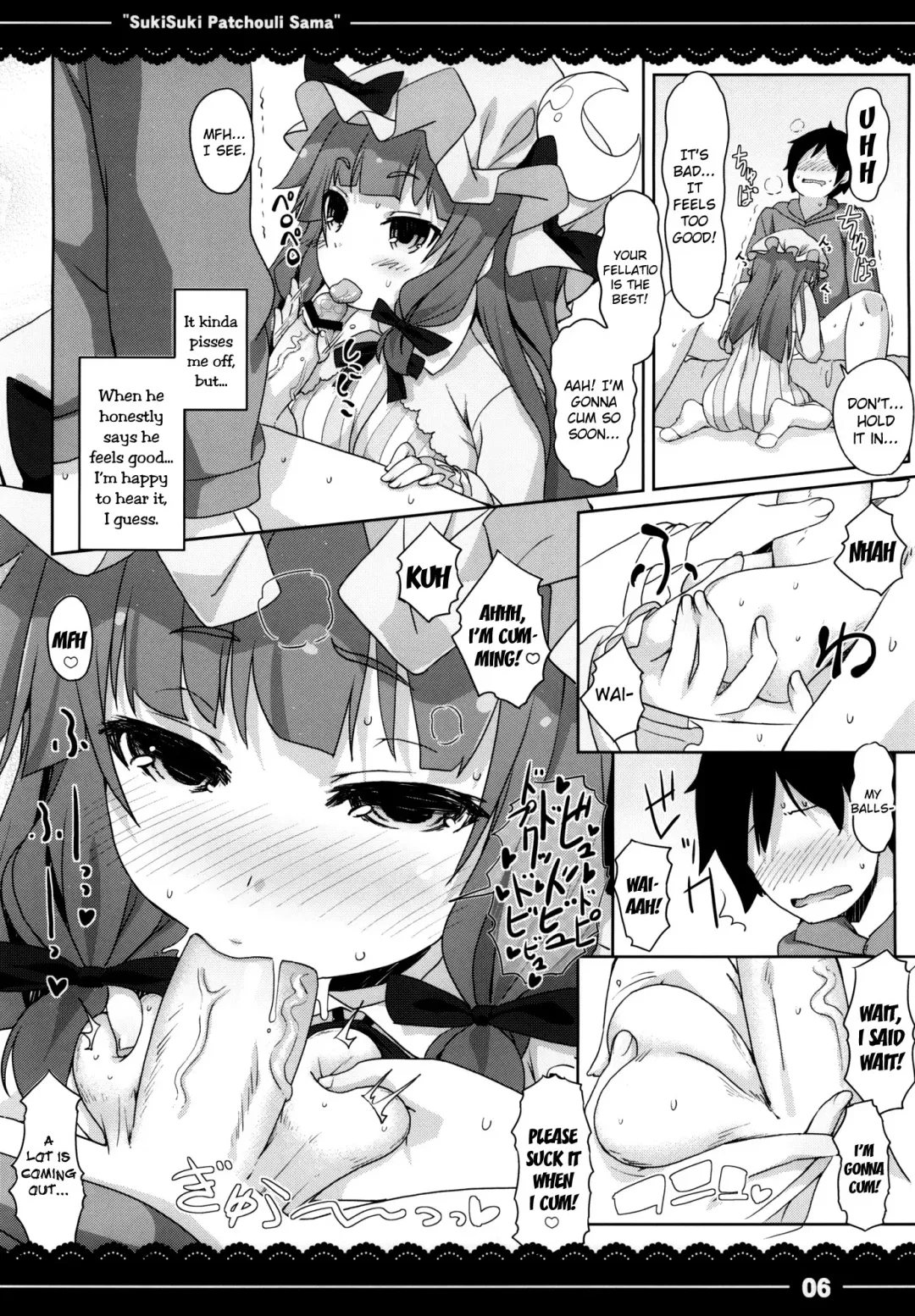 [Itou Life] Suki Suki! Patchouli-sama | I Really Like You! Patchouli-sama Fhentai - Page 7