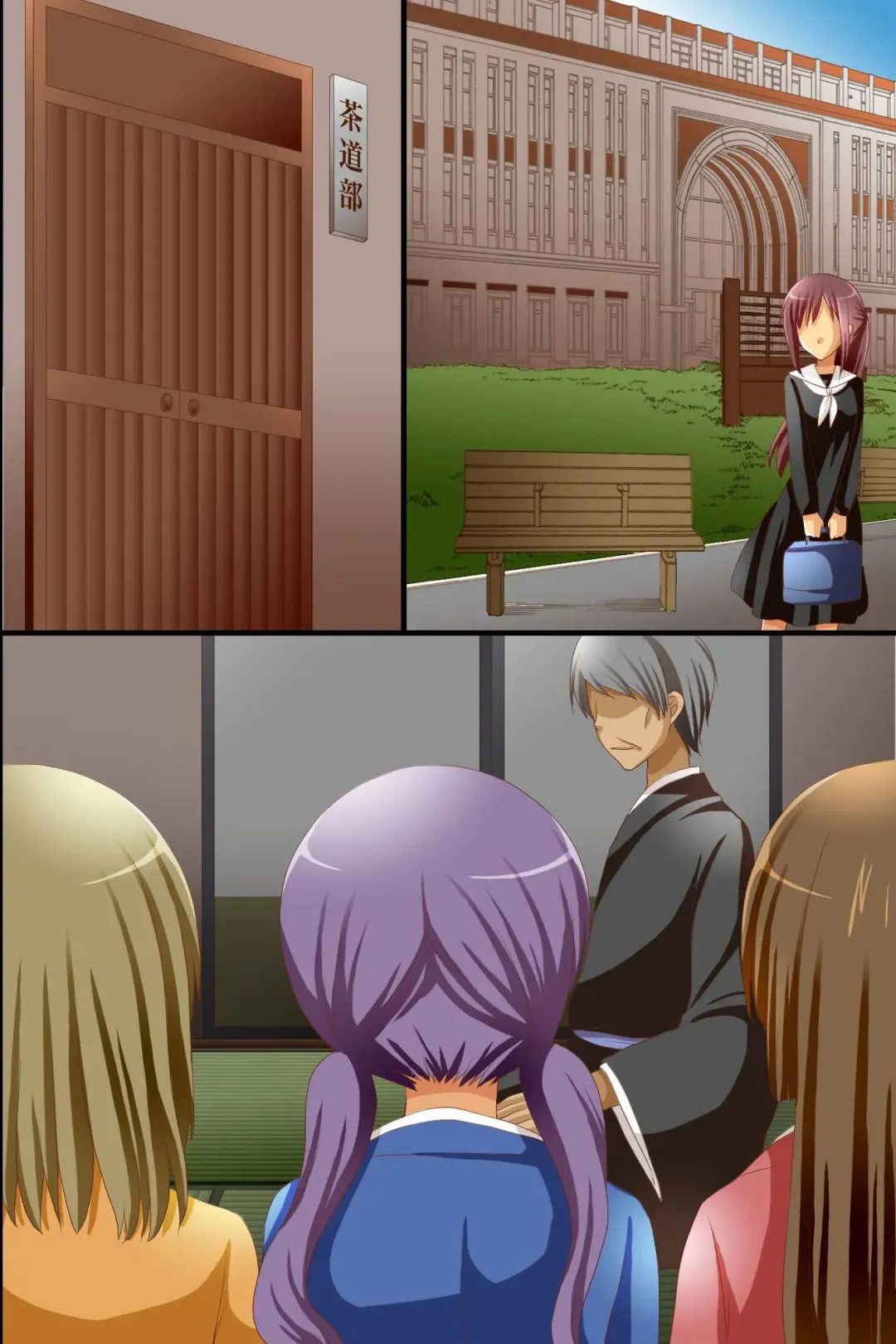 [Asazuki Norito] Sadou-bu no Komon ni Natta node Ocha ni Biyaku wo Irete Joshi Seito-tachi wo Ore no Bitch Dorei ni Shita Hanashi Fhentai - Page 114