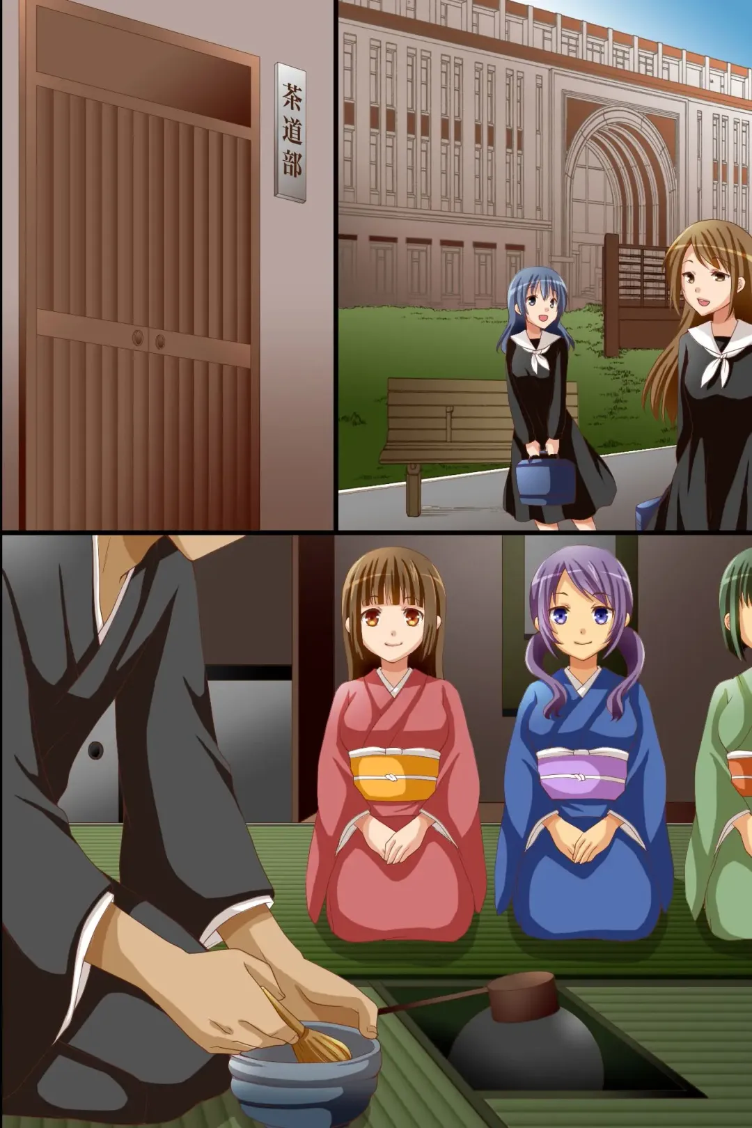 [Asazuki Norito] Sadou-bu no Komon ni Natta node Ocha ni Biyaku wo Irete Joshi Seito-tachi wo Ore no Bitch Dorei ni Shita Hanashi Fhentai - Page 60