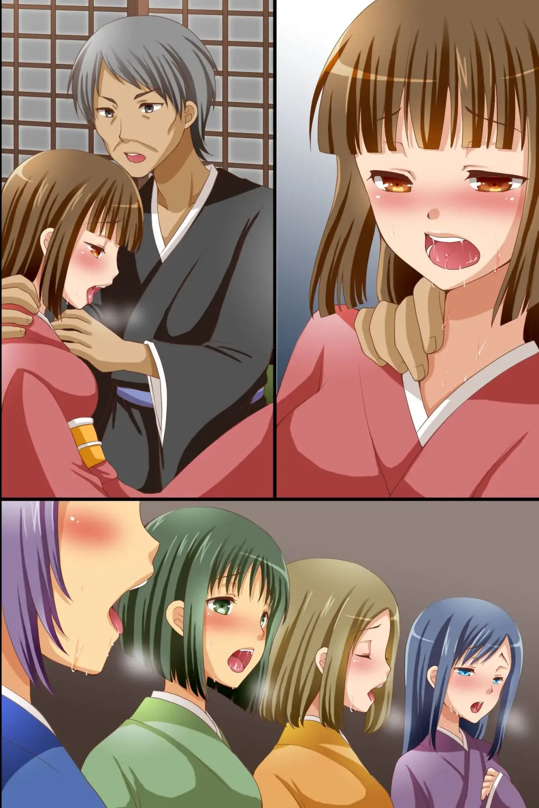 [Asazuki Norito] Sadou-bu no Komon ni Natta node Ocha ni Biyaku wo Irete Joshi Seito-tachi wo Ore no Bitch Dorei ni Shita Hanashi Fhentai - Page 64