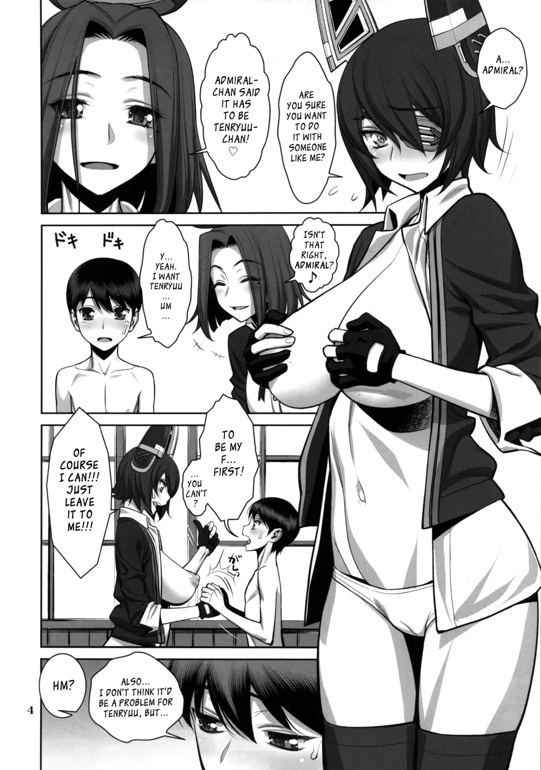 [Minazuki Juuzou] ONTFK - My Name is Tenryuu! Fufufu... You Scared? Fhentai - Page 3