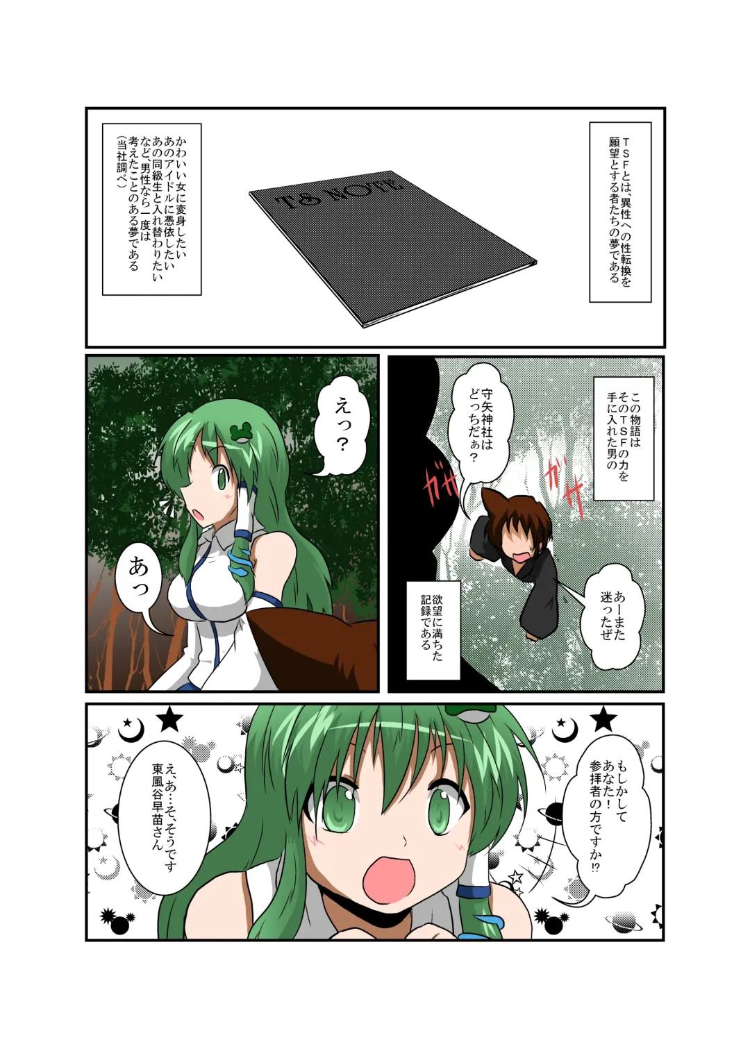 [Mikaduki Neko] Touhou TS monogatari ~ Sanae-hen ~ Fhentai - Page 4