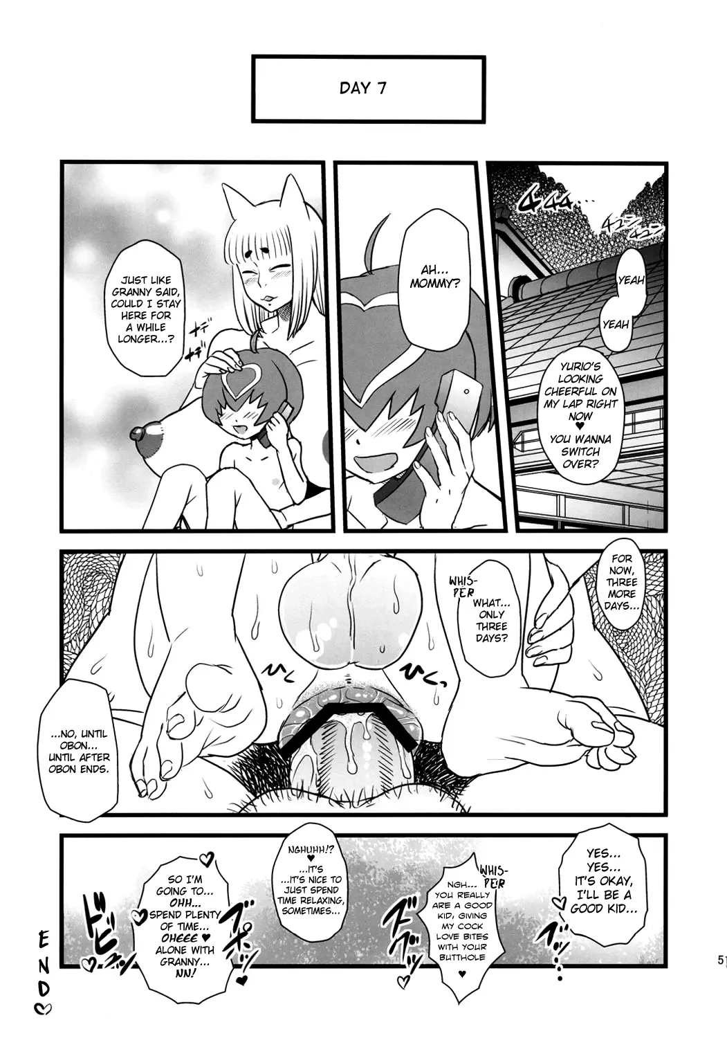8gatsu no Golden Week Obaa-chan to Asobou! | A Golden Week in August Playing with Grandma! Fhentai - Page 51