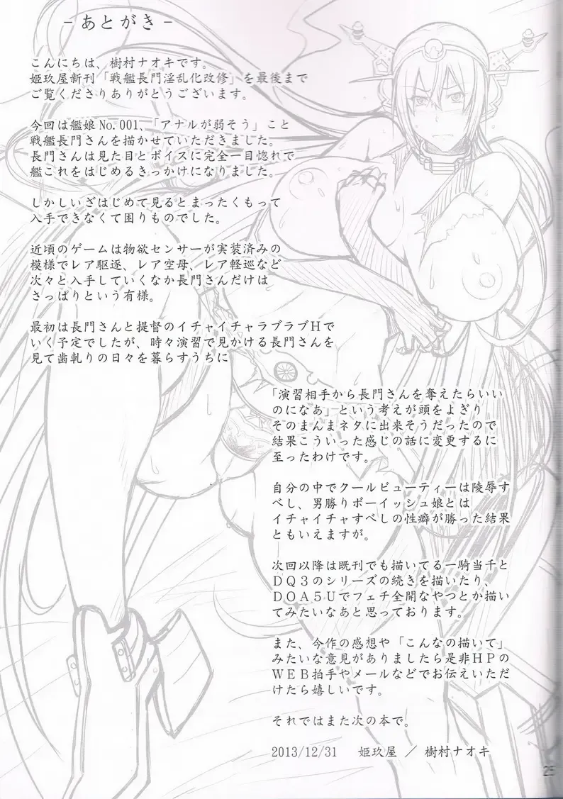 [Kimura Naoki] Senkan Nagato Inranka Kaishuu Fhentai - Page 24