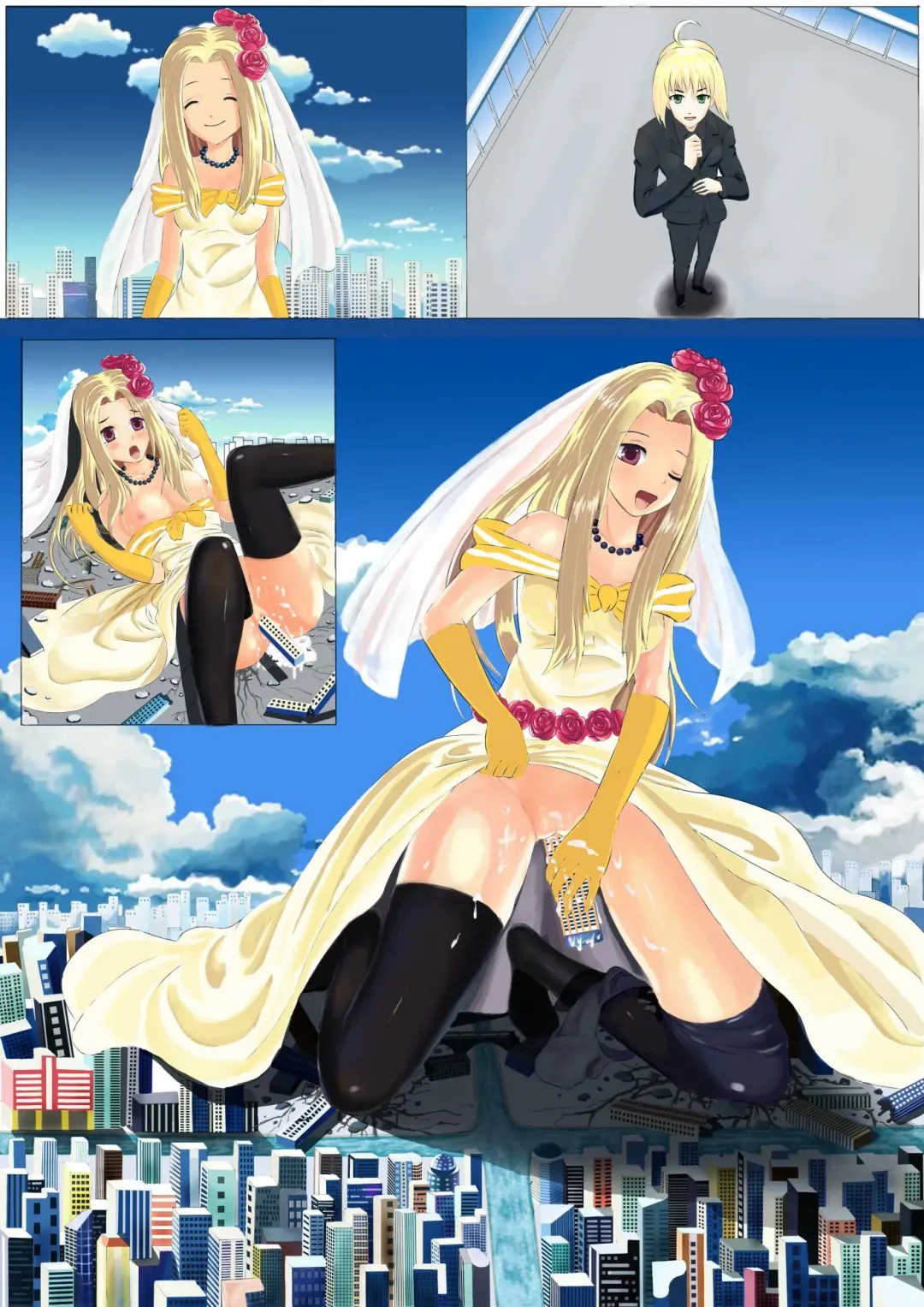 [Kazan No You] Fumi Tsubushi Matsuri! Kyodai Musume Fhentai - Page 9