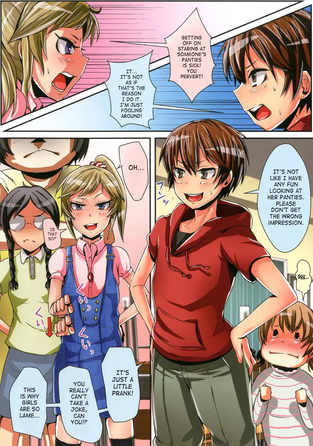 [Guglielmo] Skirt Mekuri no Batsu! | Punishment for Skirt Flipping! Fhentai - Page 4
