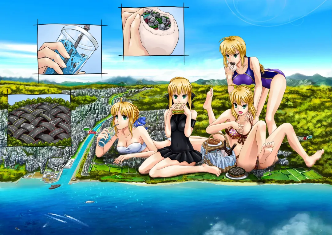 [Kazan No You] Giantess Invasion Fhentai - Page 11