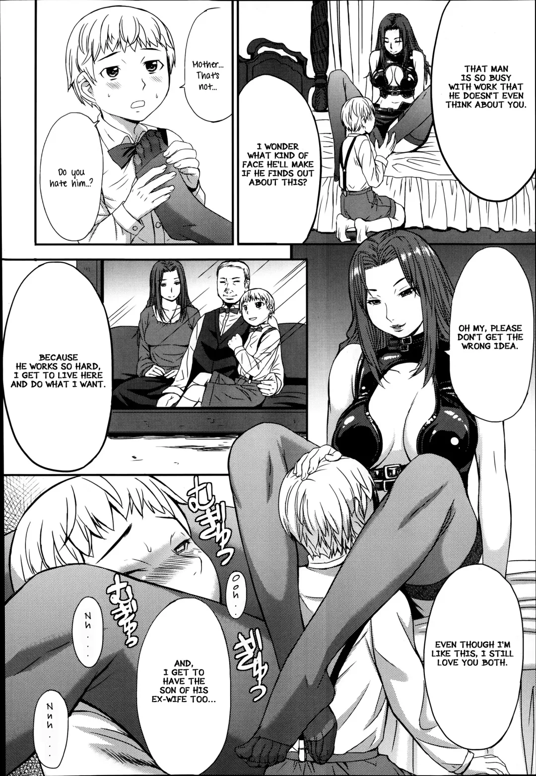[Kokuryuugan] Haha to ko no Jikan | Mother and Son Time Fhentai - Page 4