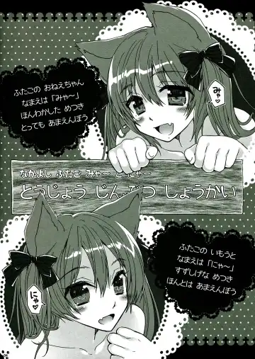 Nakayoshi Futago Miya~ to Nya~ Fhentai - Page 4