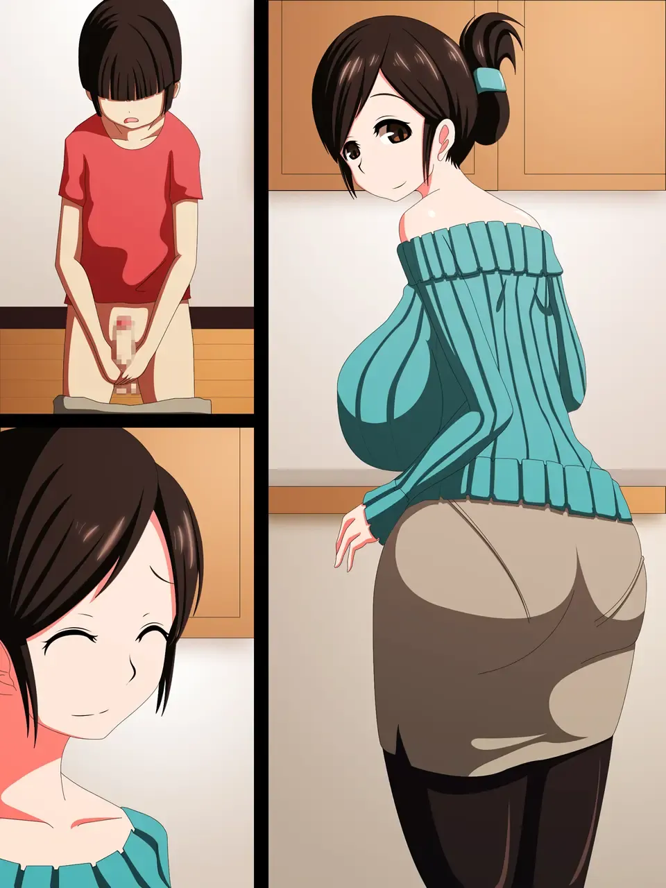 [Morokoshitaroh] Boshi Katei Himitsu no Sei Kyouiku Hahaoya ga Onna ni Modotta Hi Fhentai - Page 16