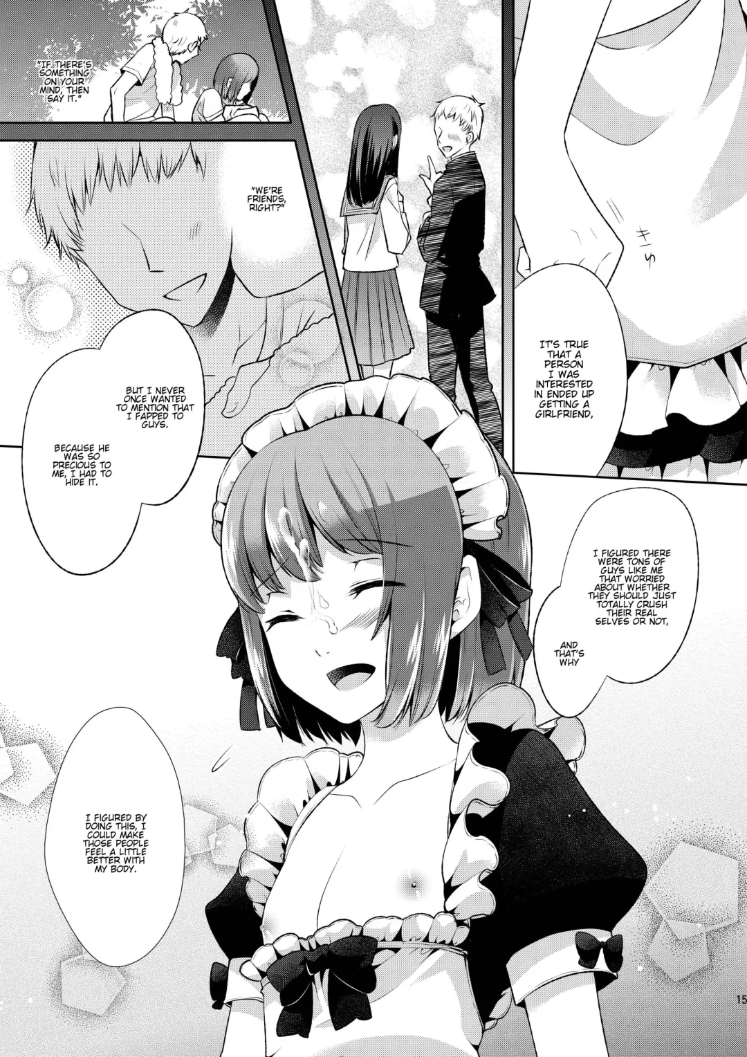 [Matashita Kintama] Okarada Osouji Maid ~Hajimete no Chinpo ni Dai Koufun~ Fhentai - Page 14