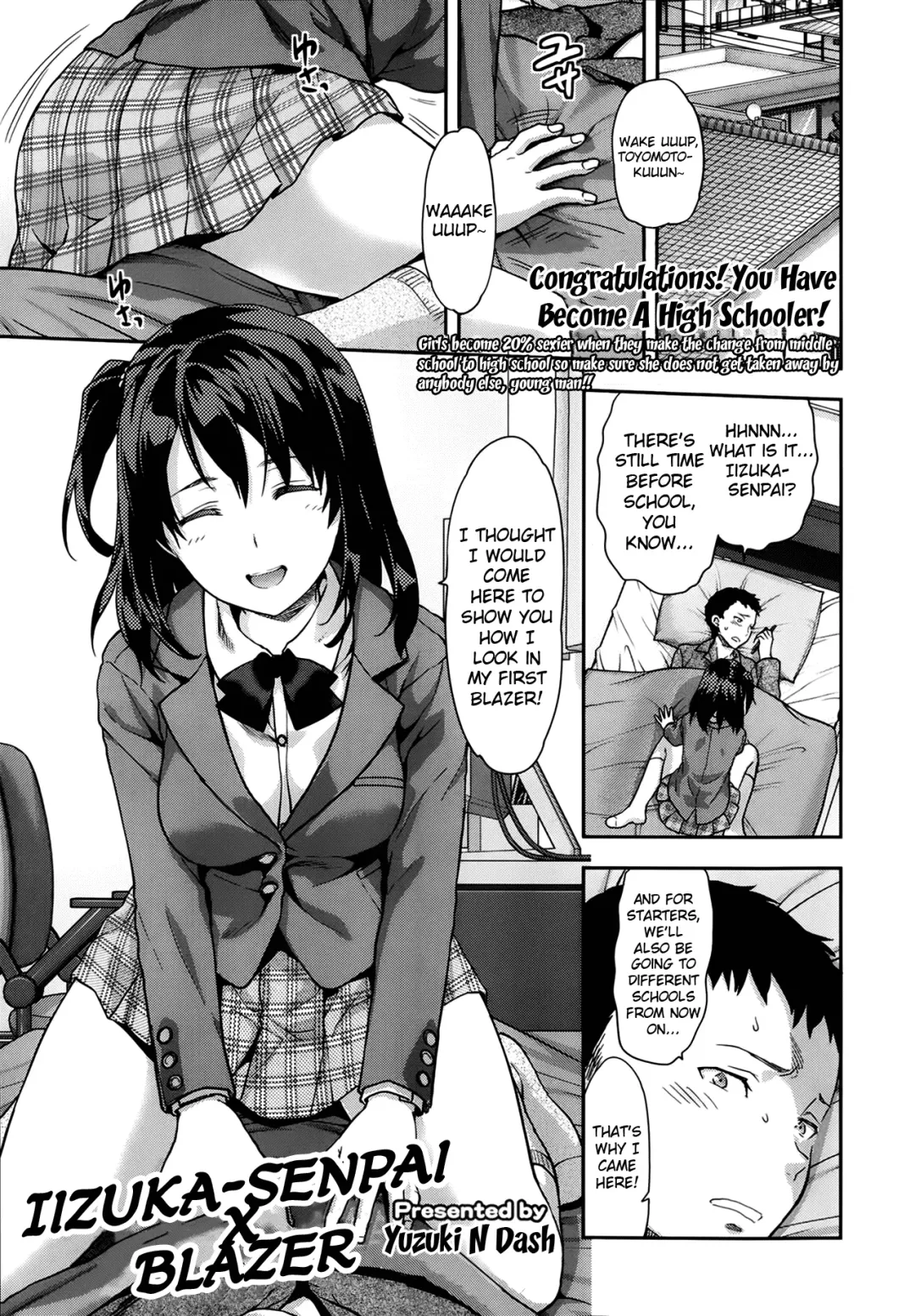 [Yuzuki N Dash] Iizuka Senpai X Blazer Fhentai - Page 1