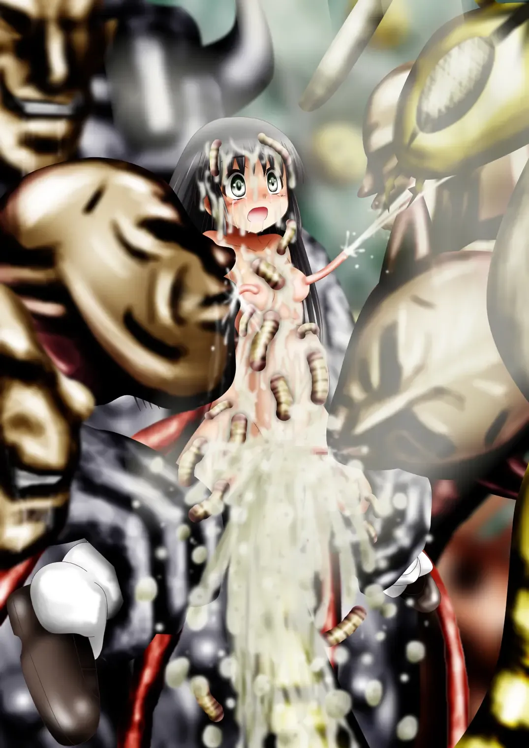 Fushigi Sekai -Mystery World- Nonona 22 ~Ao no Yuusha to Inmagun no Koubou, Otoshiirerareta Shishi Shoumetsu Rinkan Jigoku~ Fhentai - Page 159