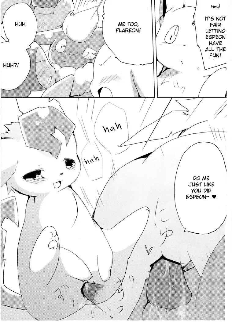 [Azuma Minatu] Buu-chan ga Onnanoko ni Dokidoki Suru Hon. | Book Where Flareon Gets Excited By Girls. Fhentai - Page 27
