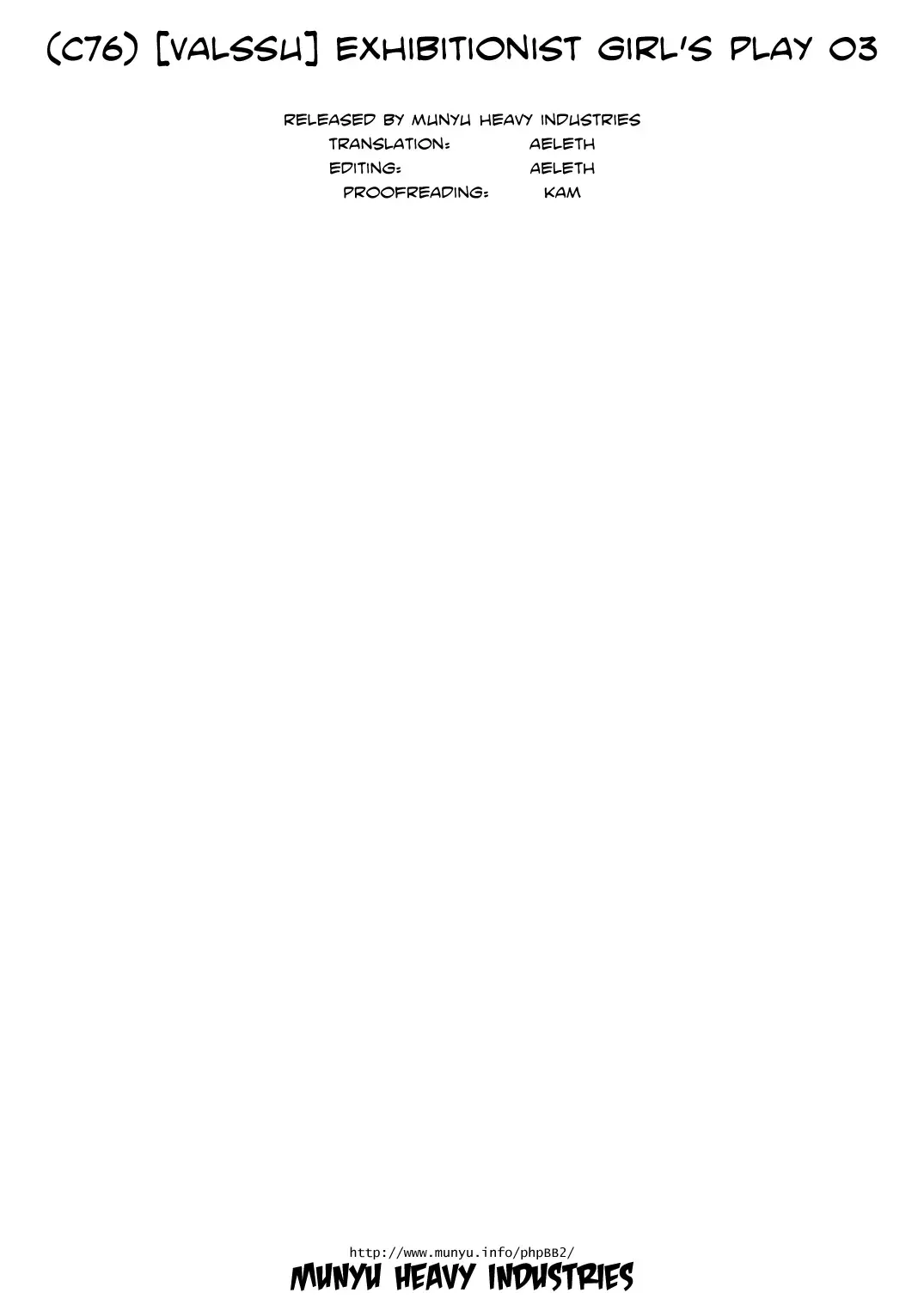 [Charu] Roshutsu Shoujo Yuugi San | Exhibitionist Girl's Play 3 (decensored) Fhentai - Page 3