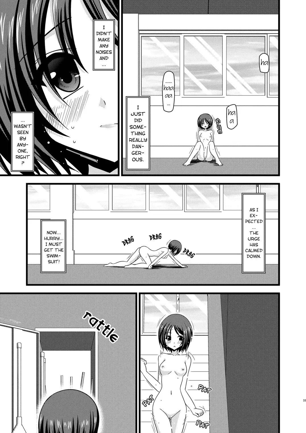 [Charu] Roshutsu Shoujo Yuugi San | Exhibitionist Girl's Play 3 (decensored) Fhentai - Page 34