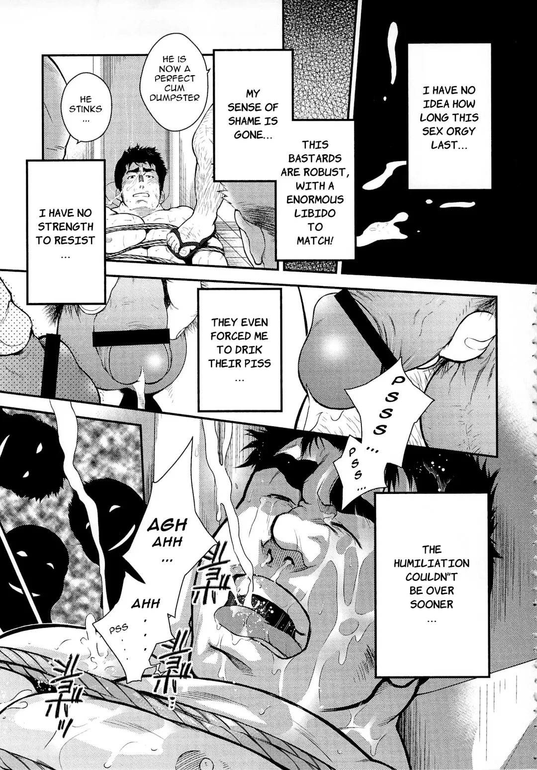 [Terujirou] Narcissist na Kikon Macho ga Kouen de Onanie Shite Itara | After a Married Narcissistic Man Jerk Off in the Park Fhentai - Page 15