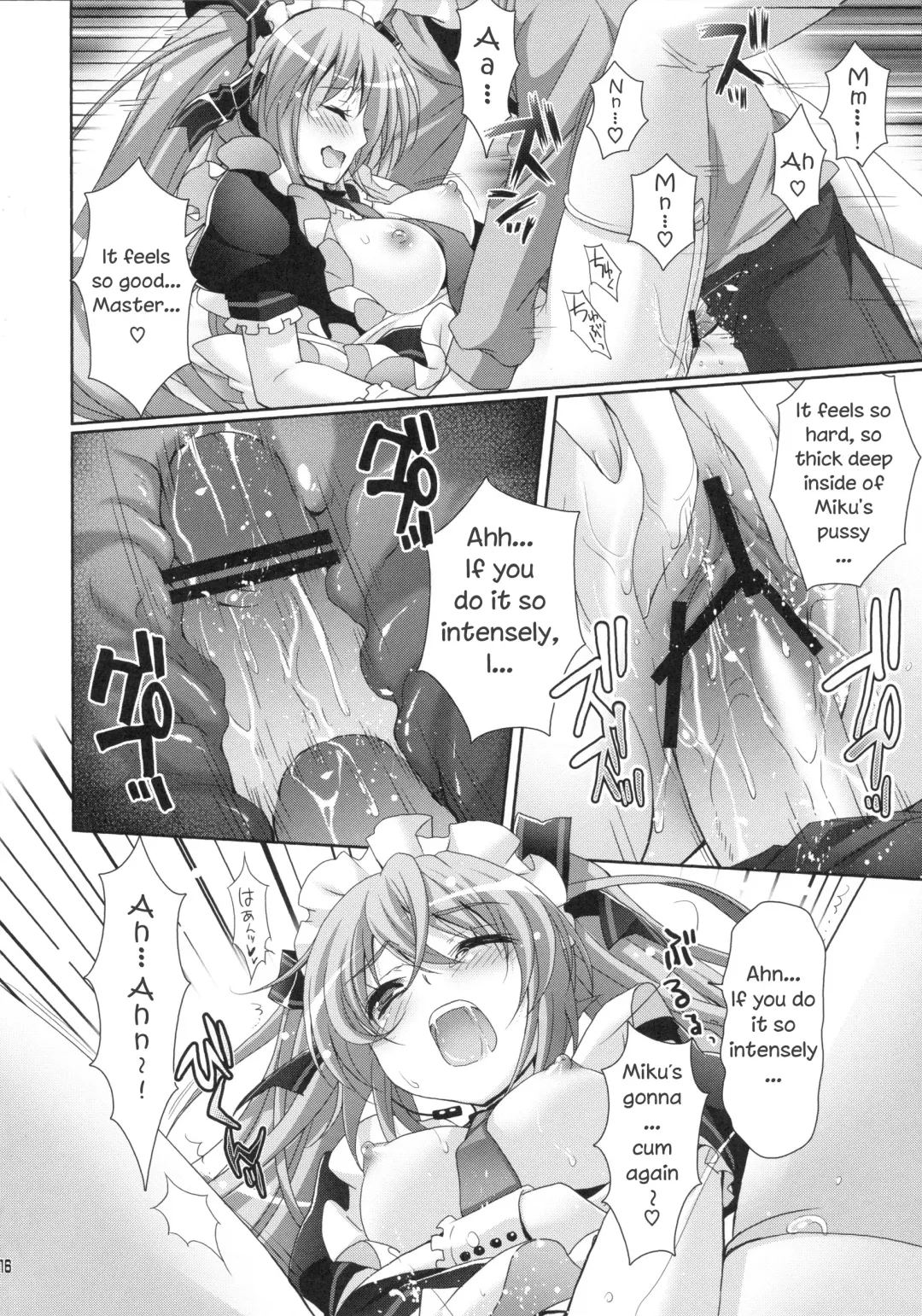 [Suzui Narumi] Miku-san ga Maid Fuku o Kite Iroiro Kirei ni Shitekureru Ohanashi. Fhentai - Page 14