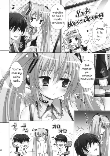 [Suzui Narumi] Miku-san ga Maid Fuku o Kite Iroiro Kirei ni Shitekureru Ohanashi. Fhentai - Page 4