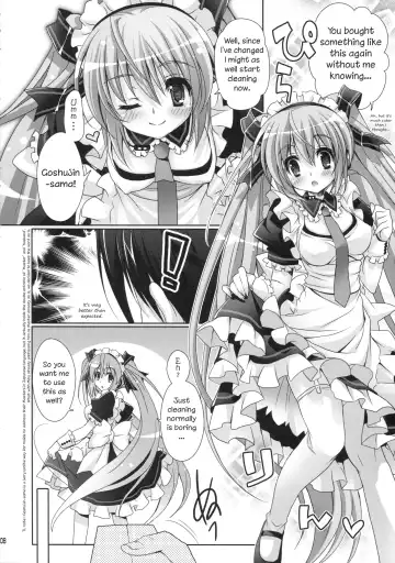 [Suzui Narumi] Miku-san ga Maid Fuku o Kite Iroiro Kirei ni Shitekureru Ohanashi. Fhentai - Page 6