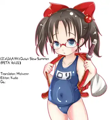 [Ichihaya] Quick Slow Summer Fhentai - Page 9