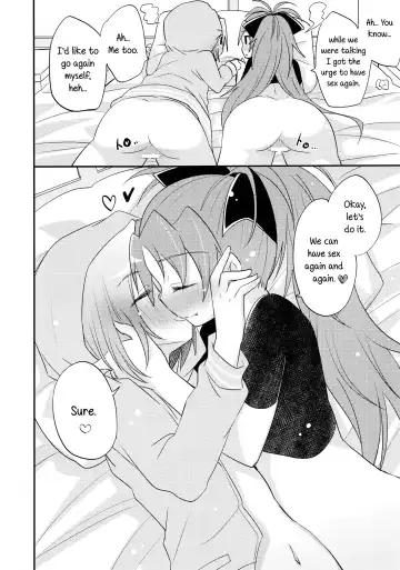 [Pikachi] Atashitachi no Jigo Senkyou | A Strategic Report of Our Pillow Talk Fhentai - Page 29