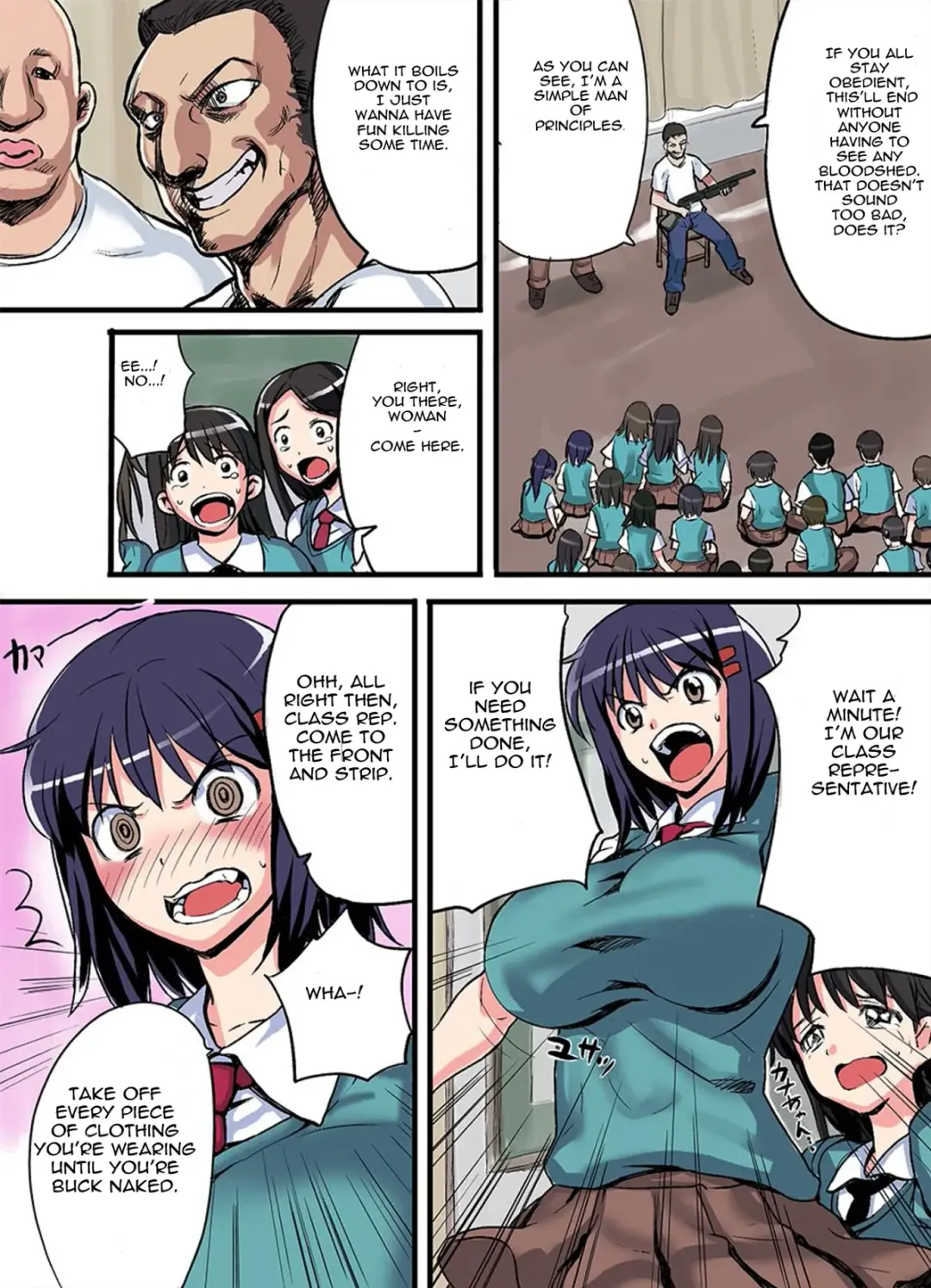 [Nanashi] Iinchou wa Suppon Pon | The Class Rep is Buck Naked Fhentai - Page 2