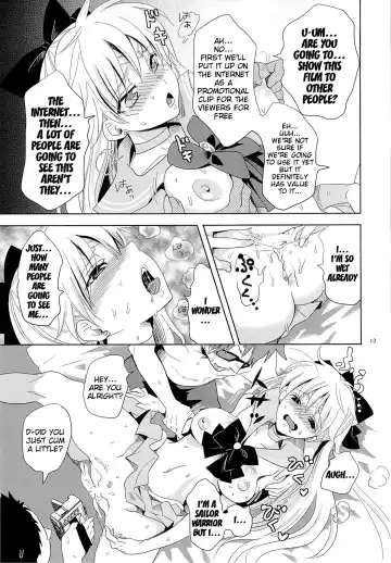 [Yu-ri] Idol Senshi ni Oshioki! | Punish the Sailor Warrior! Fhentai - Page 12