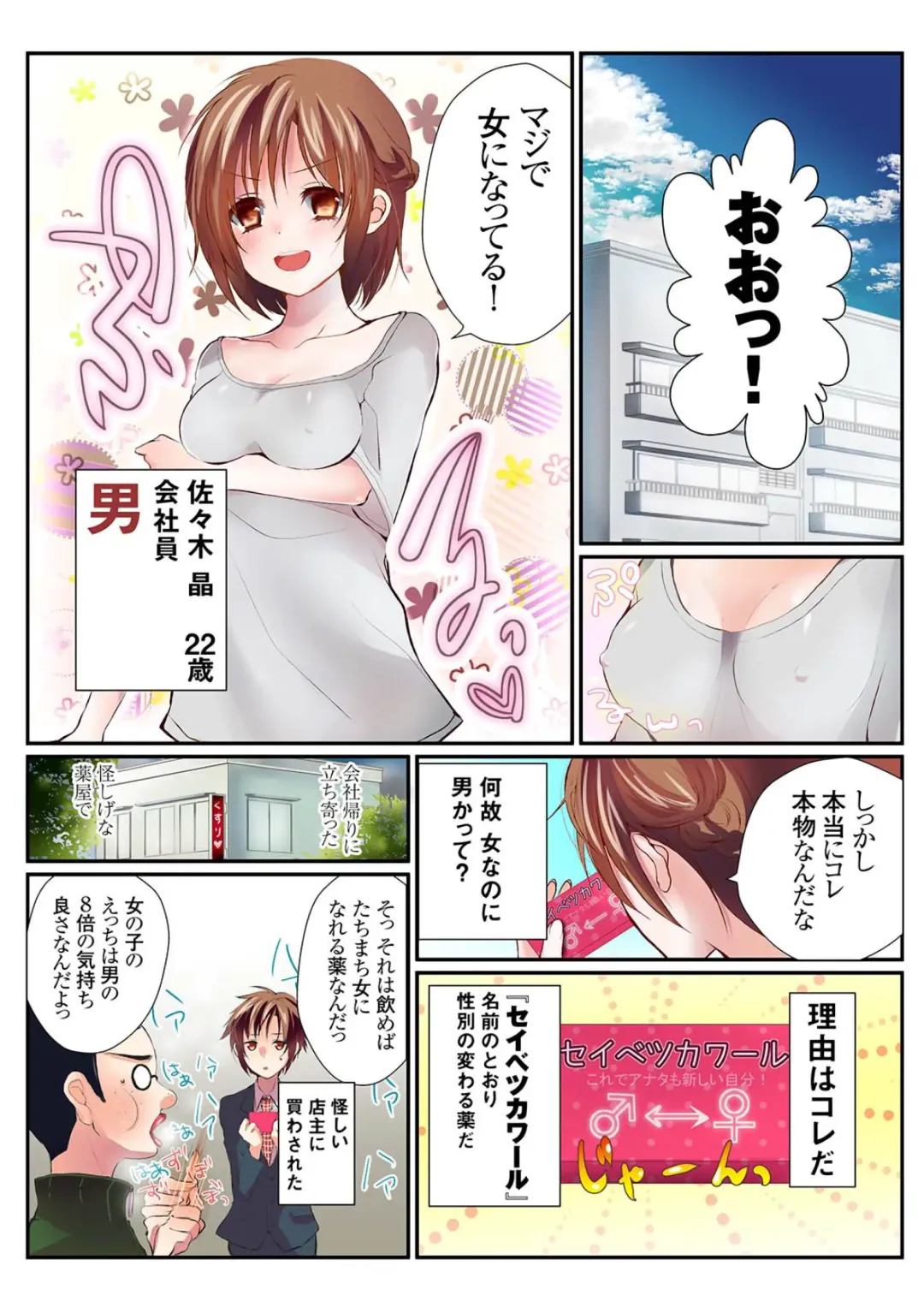 [Mizukaga Syou] Onna no Karada de Shitai Koto! ~♂⇔♀ Kaikan Irekawari Life~ Fhentai - Page 2