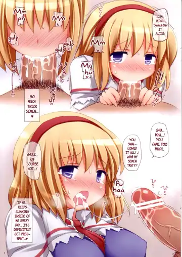 [Sekiri] Alice-chan ni Nakadashi Shitai! | I Want to Ejaculate Inside Alice! Fhentai - Page 9