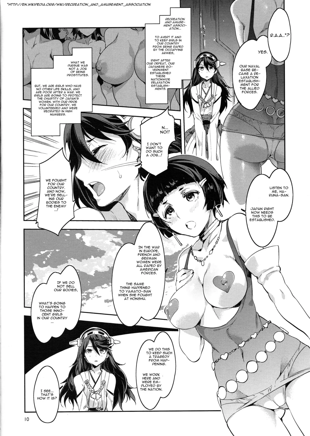 [Mizuryu Kei] RAA-Tokushu ian senkan Haruna | RAA - Special Comfort Fleet Woman Haruna Fhentai - Page 10