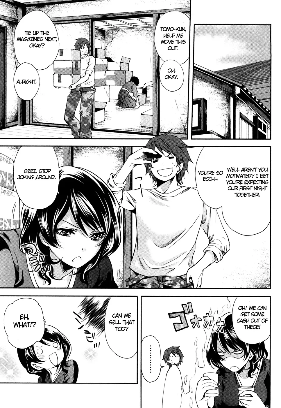 [Miyahara Ayumu] Shimoeda-san chi no Akarui Shokutaku | The Shimoedas, a poor but happy circle Fhentai - Page 36