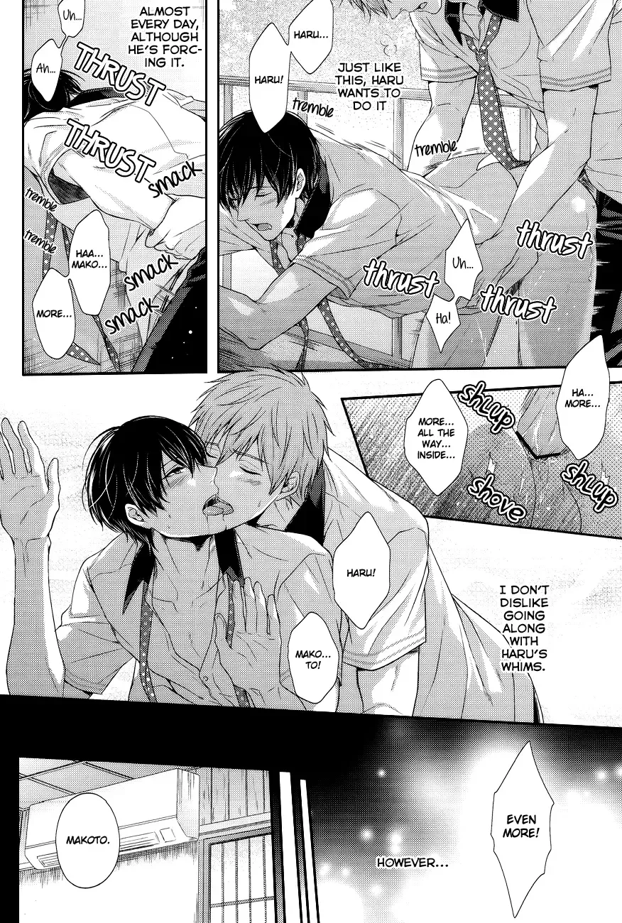 [Karaage Muchio] Haru-chan wa Shitagari Yokubari | Haru-chan is all eager and greedy♥ Fhentai - Page 13