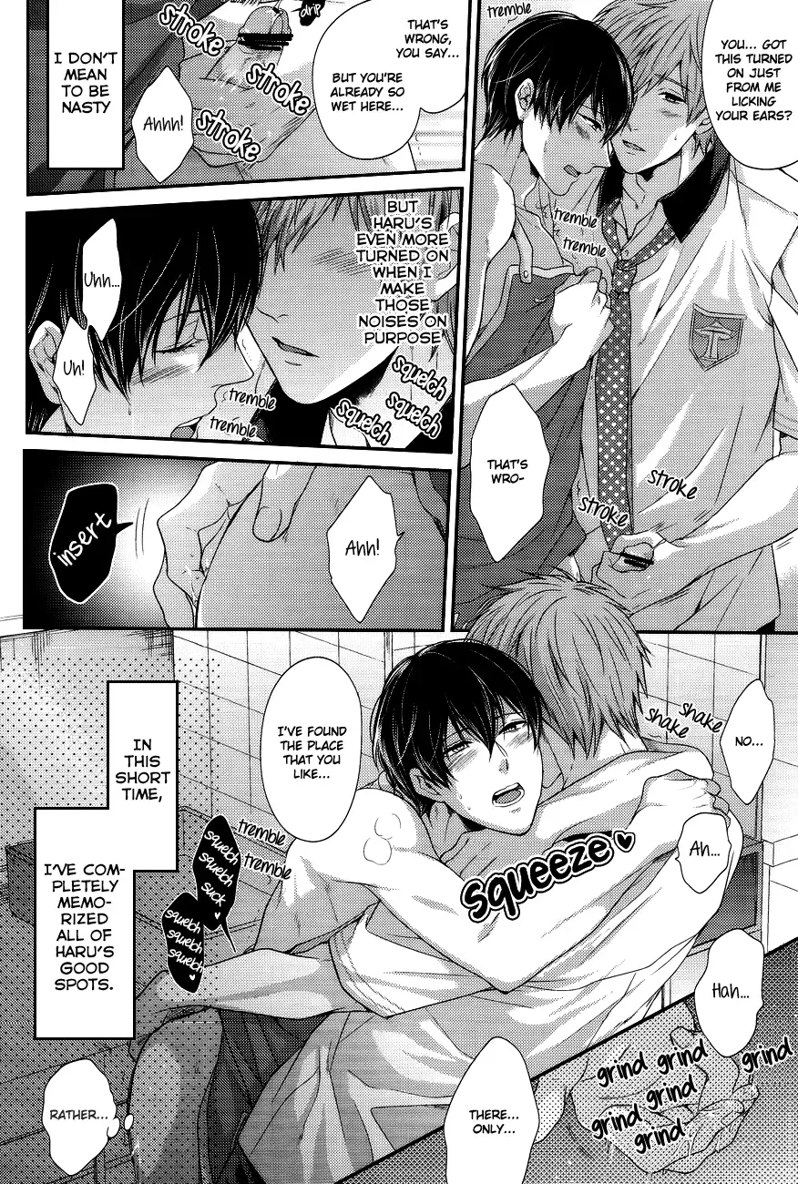 [Karaage Muchio] Haru-chan wa Shitagari Yokubari | Haru-chan is all eager and greedy♥ Fhentai - Page 17