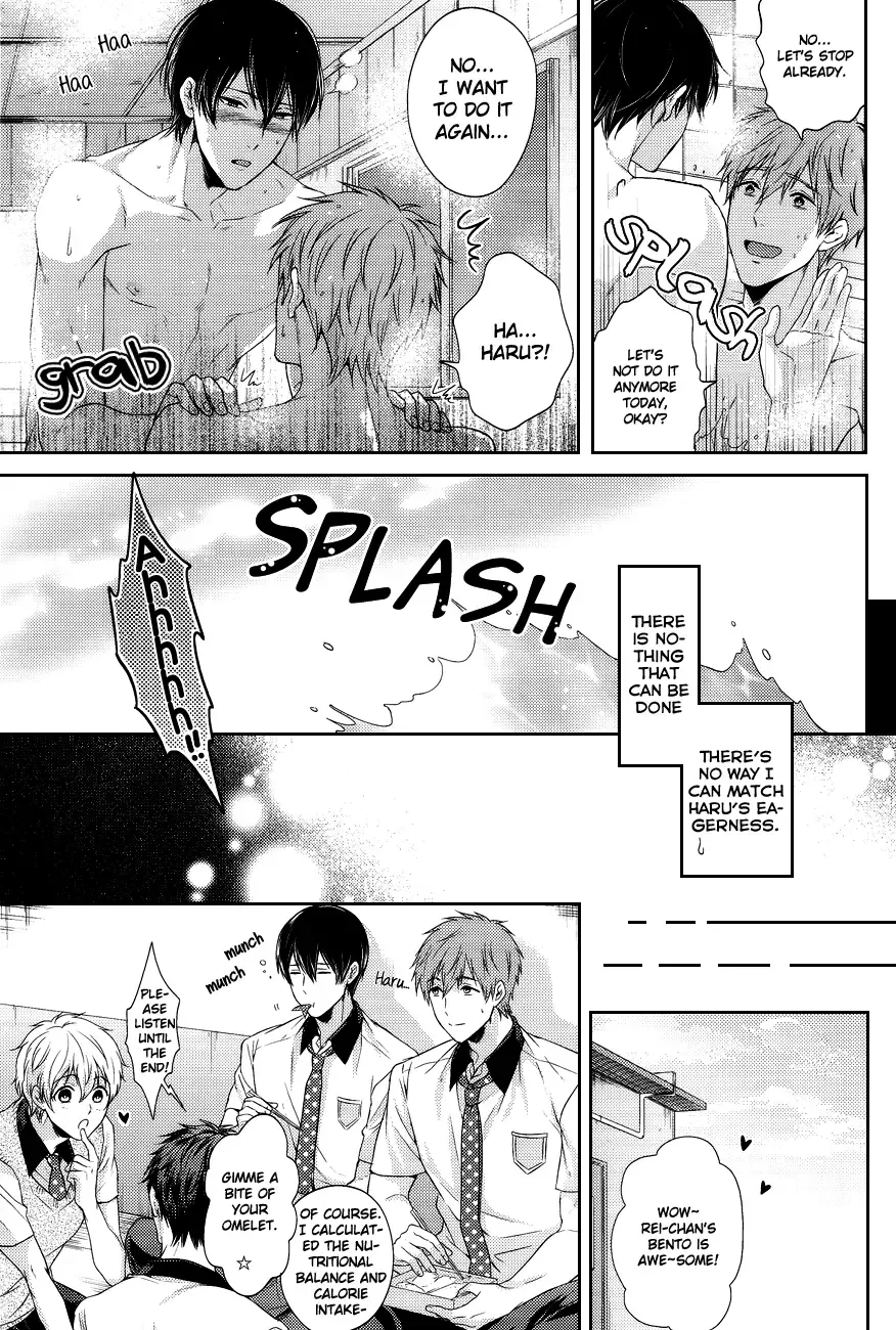 [Karaage Muchio] Haru-chan wa Shitagari Yokubari | Haru-chan is all eager and greedy♥ Fhentai - Page 28