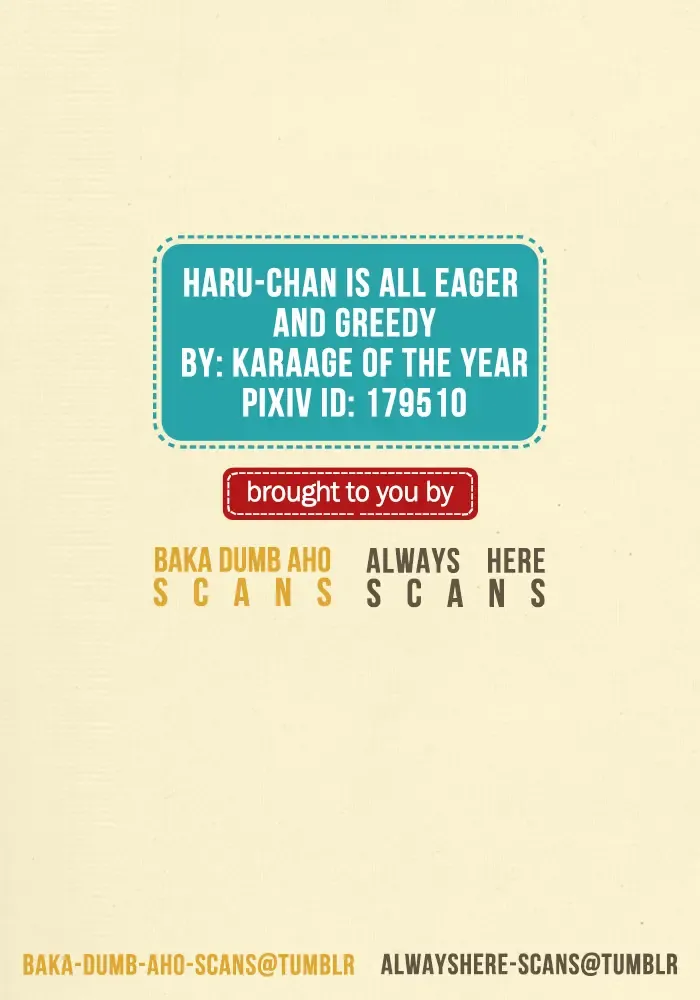 [Karaage Muchio] Haru-chan wa Shitagari Yokubari | Haru-chan is all eager and greedy♥ Fhentai - Page 35