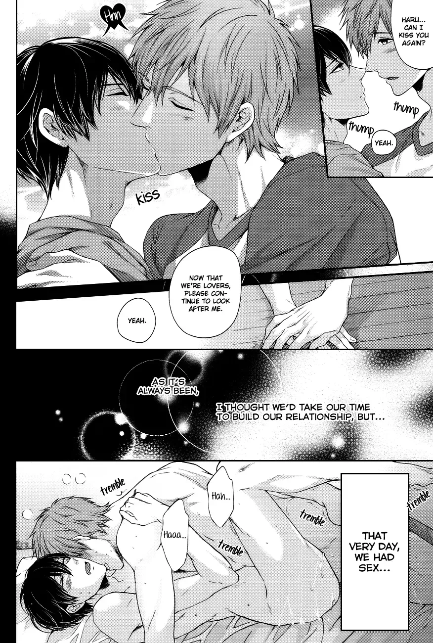 [Karaage Muchio] Haru-chan wa Shitagari Yokubari | Haru-chan is all eager and greedy♥ Fhentai - Page 7