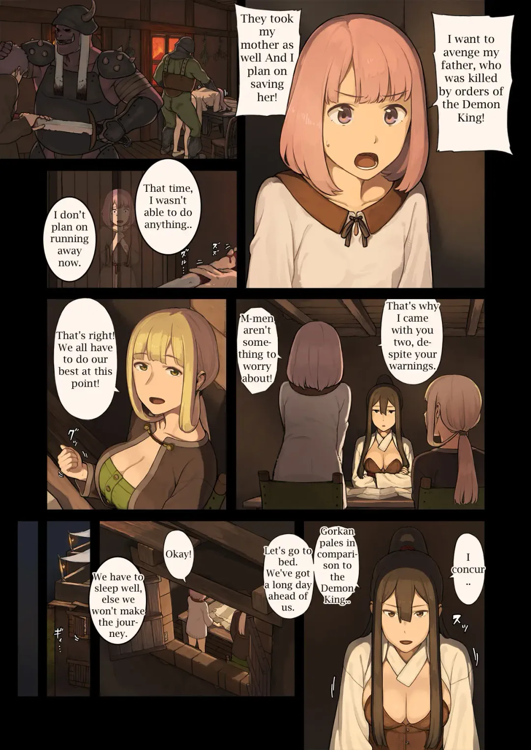 Onna Boukensha-tachi ga sabaku no oasis ni tachi yoru to.... Fhentai - Page 6