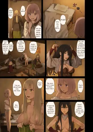 Onna Boukensha-tachi ga sabaku no oasis ni tachi yoru to.... Fhentai - Page 21
