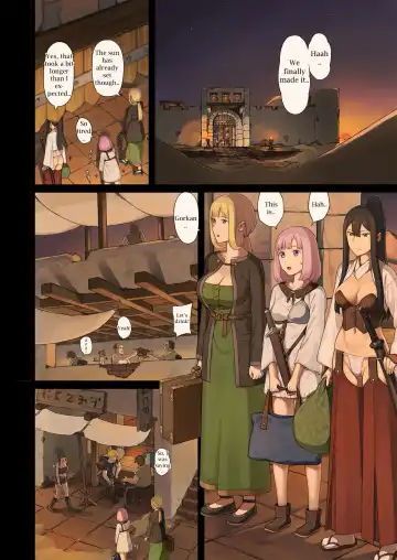 Onna Boukensha-tachi ga sabaku no oasis ni tachi yoru to.... Fhentai - Page 7