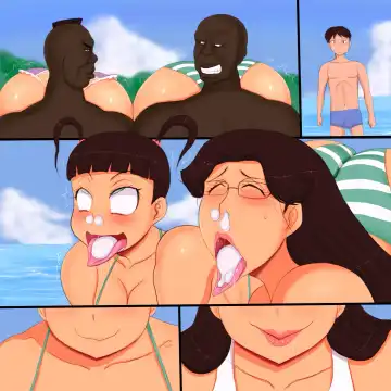 [Akatsuki] Haha to Imouto to Kokujin Seinen Fhentai - Page 43