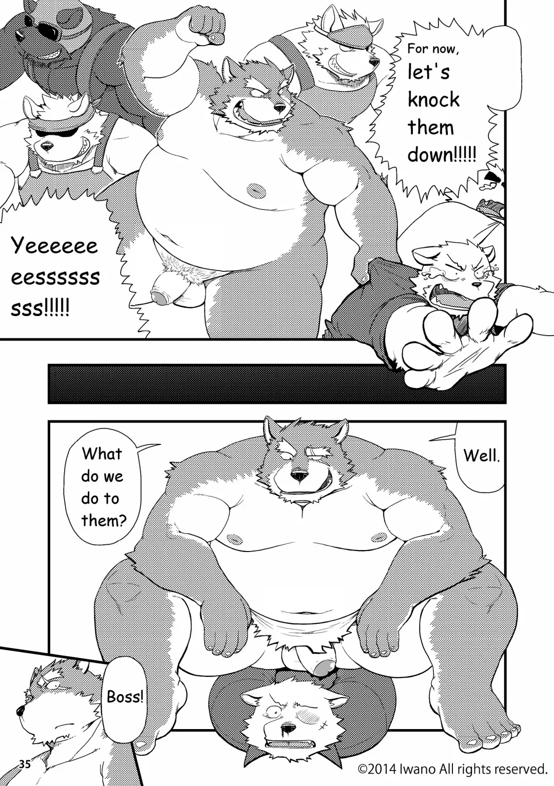 [Iwano] Oyabun to Fushigina Kusuri | Boss and the Mysterious Medicine (decensored) Fhentai - Page 36