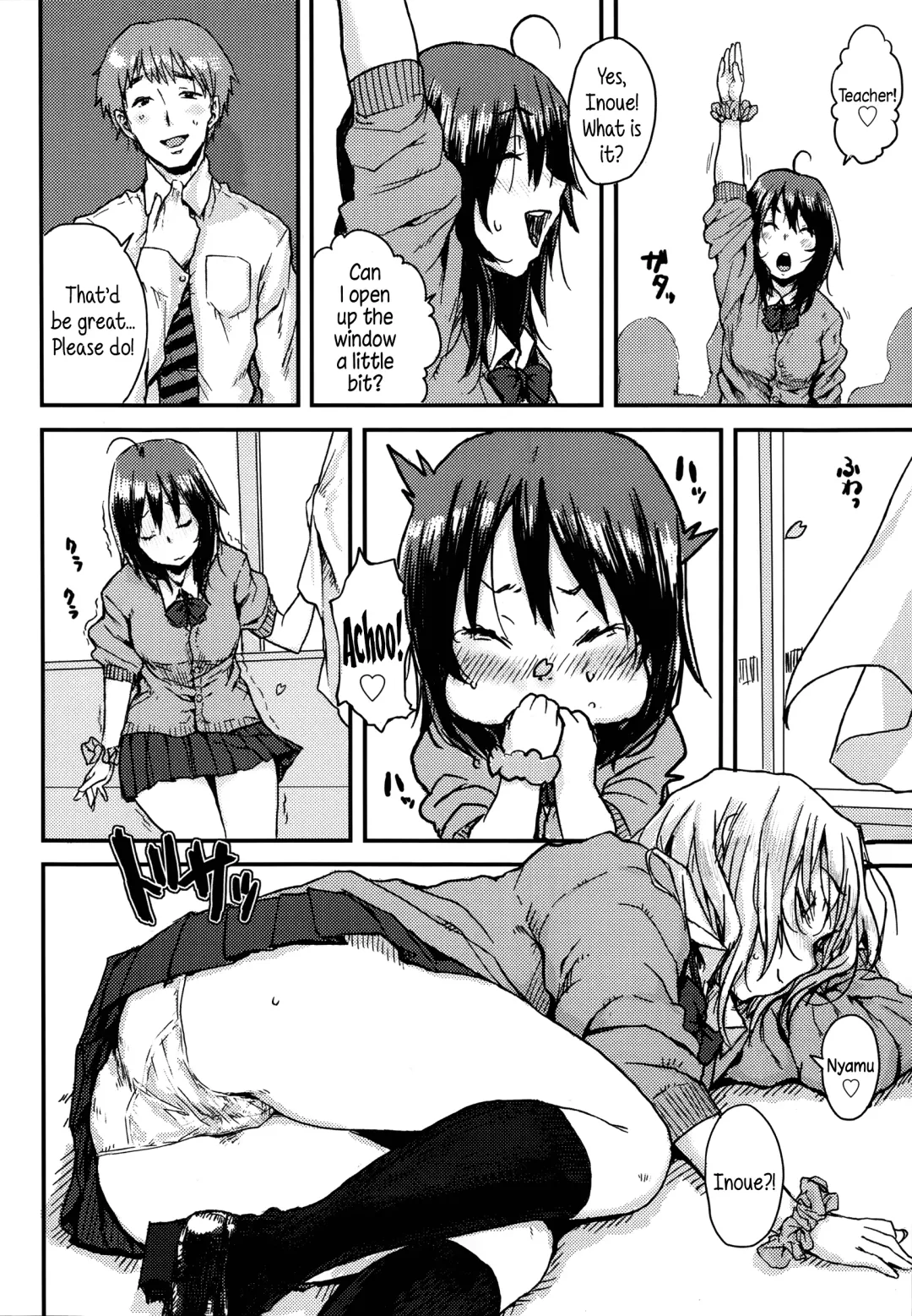 [Ponsuke] Sakura no Kushami | Sakura's Sneezes Fhentai - Page 4