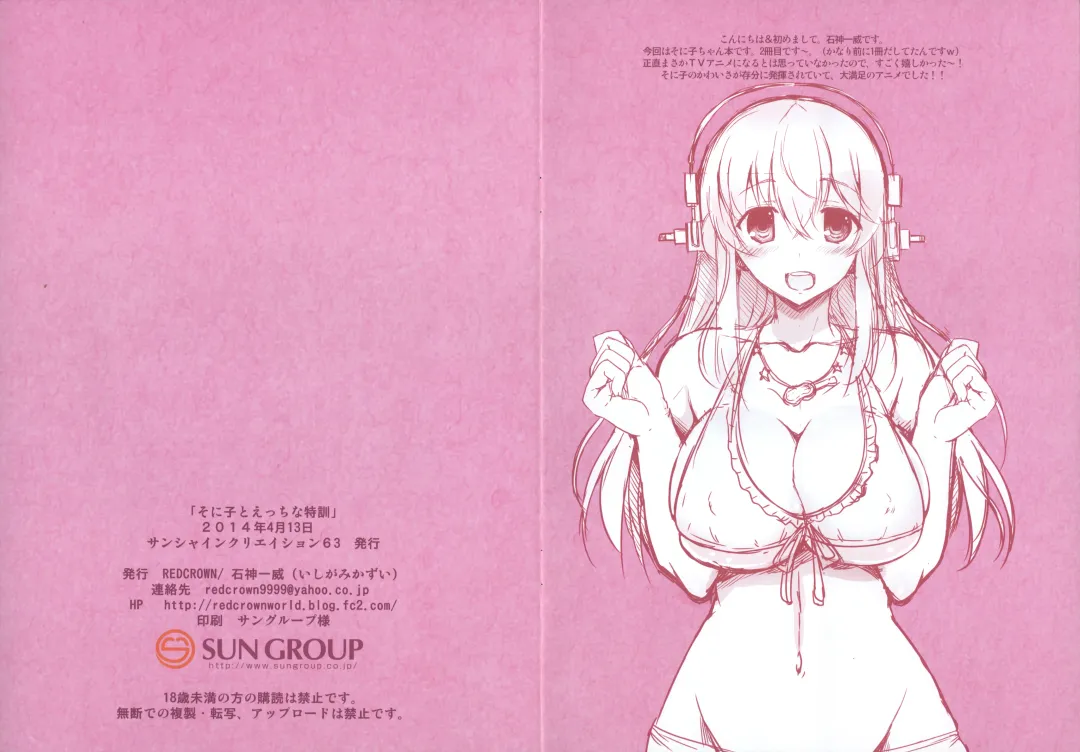 [Ishigami Kazui] Sonico To Ecchi na Tokkun Fhentai - Page 2