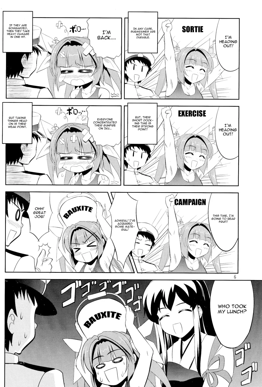[Kishi Nisen] Teitoku wa Nani wo shitemo Okoranai kara Daisuki nano Fhentai - Page 5