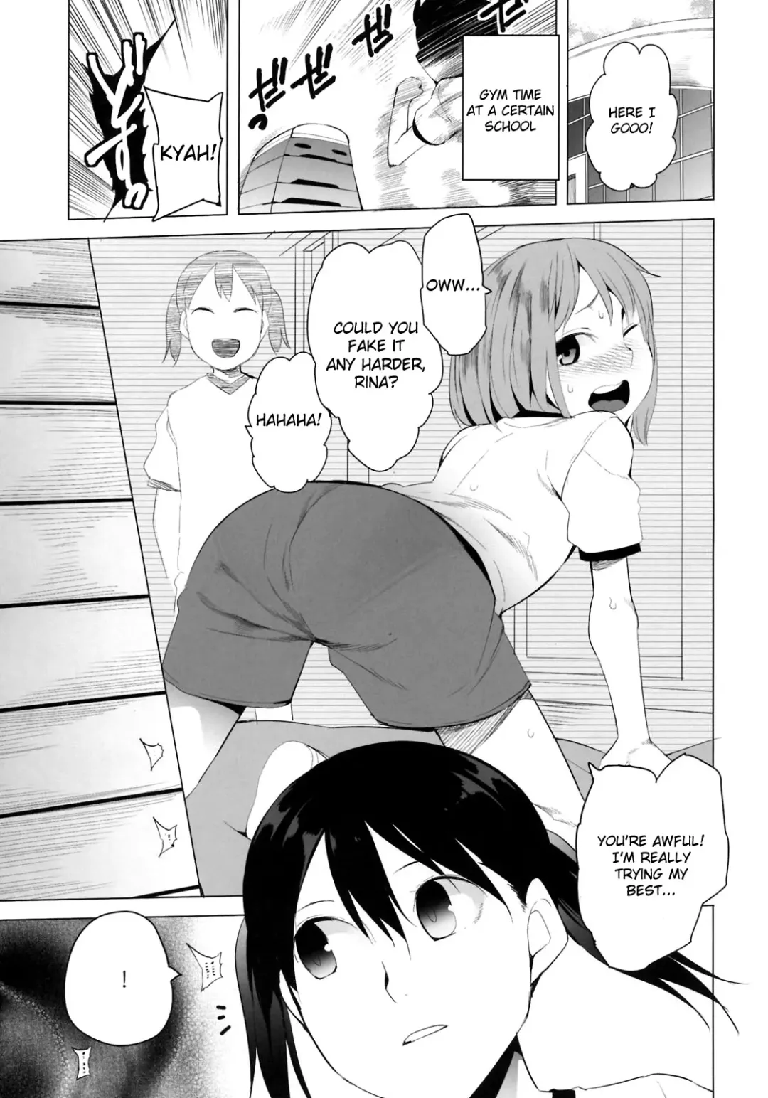 [Kawasaki Tadataka] School Girls 5 - Tobibako no Naka no Ohanashi | Inside the Vaulting Horse Fhentai - Page 2