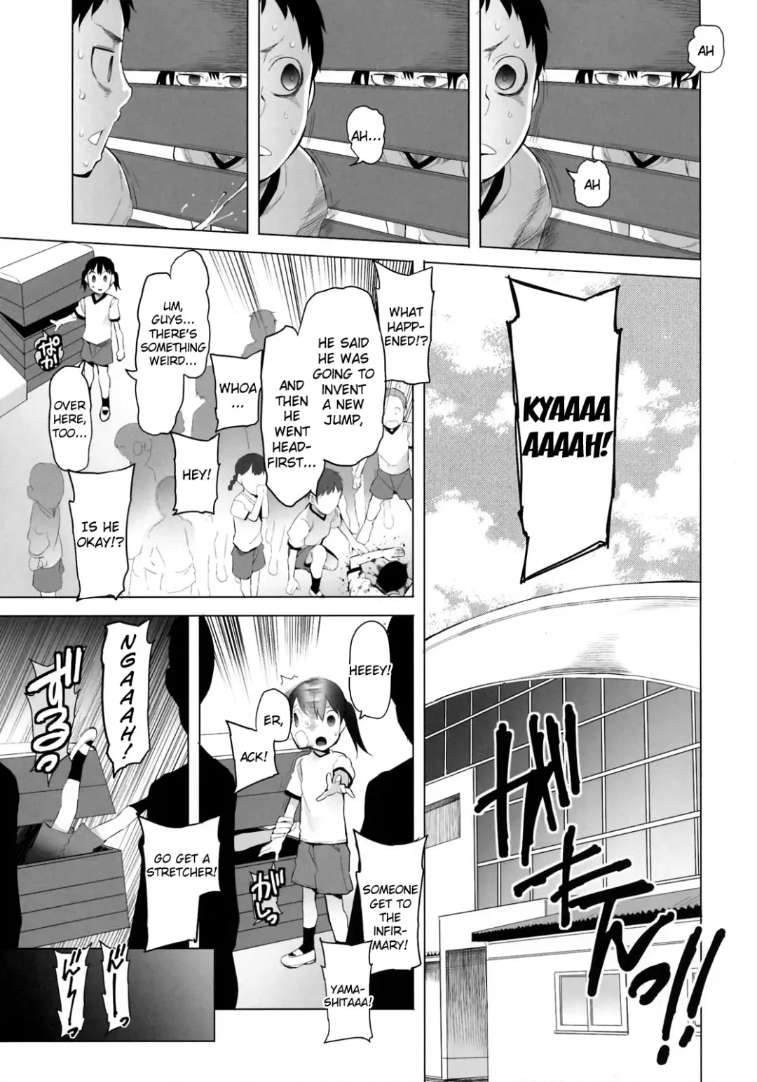 [Kawasaki Tadataka] School Girls 5 - Tobibako no Naka no Ohanashi | Inside the Vaulting Horse Fhentai - Page 4