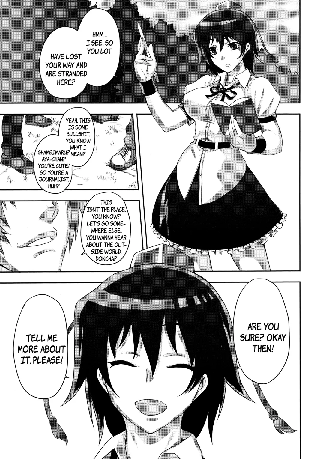 [Johnny] Shigyaku Gensoukyou -Shameimaru Aya- | Sadistic Gensokyo -Shameimaru Aya- Fhentai - Page 4